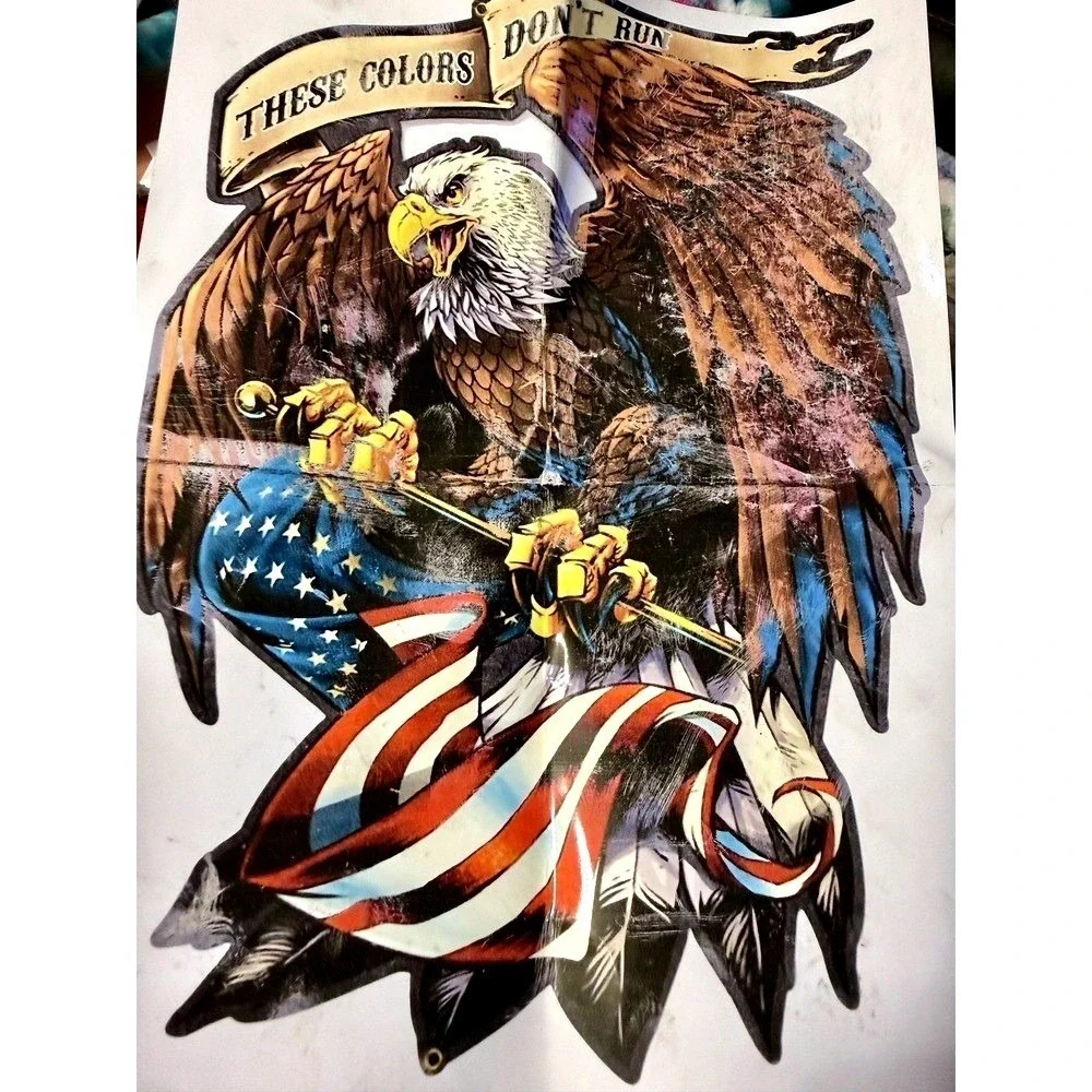 PuzzlesUp Wooden Jigsaw Puzzle Unisex A3 Large Multicolor Excellent‎ Eagle Flag